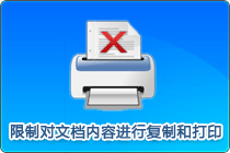 限制外发文档复制打印